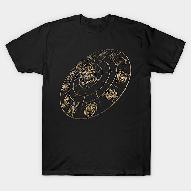 NEW Gemini 3D zodiac 12 in 1 gold edition T-Shirt by INDONESIA68